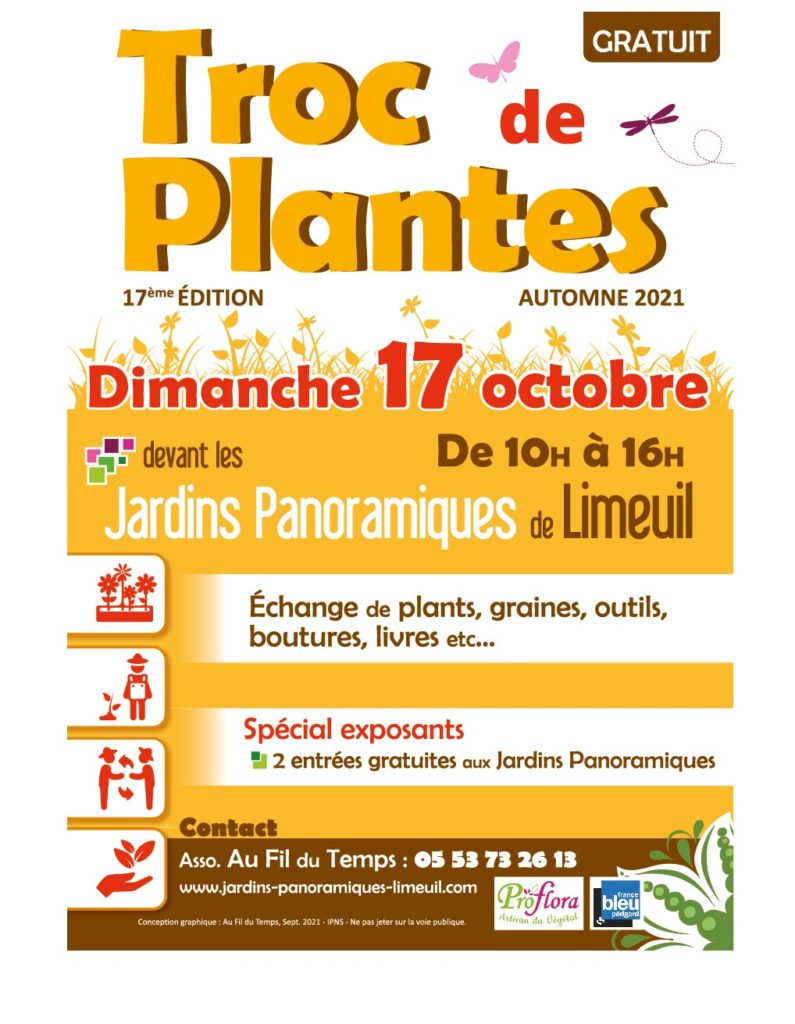 Best of Bergerac Agenda Troc de Plantes Jardins Panoramiques de Limeuil