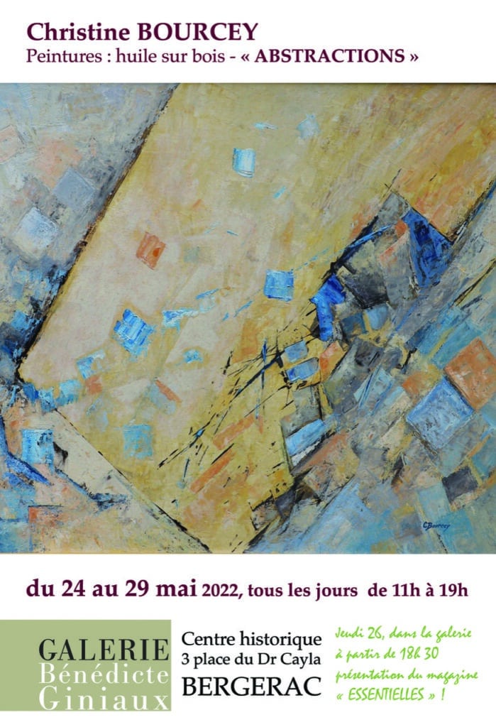 Best of Bergerac Agenda Galerie Bénédicte Giniaux exposition BOURCEY